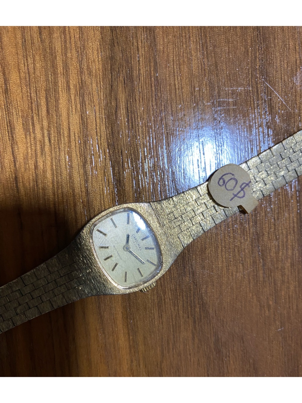 Vintage Gold-Tone Dress Watch - Unbranded